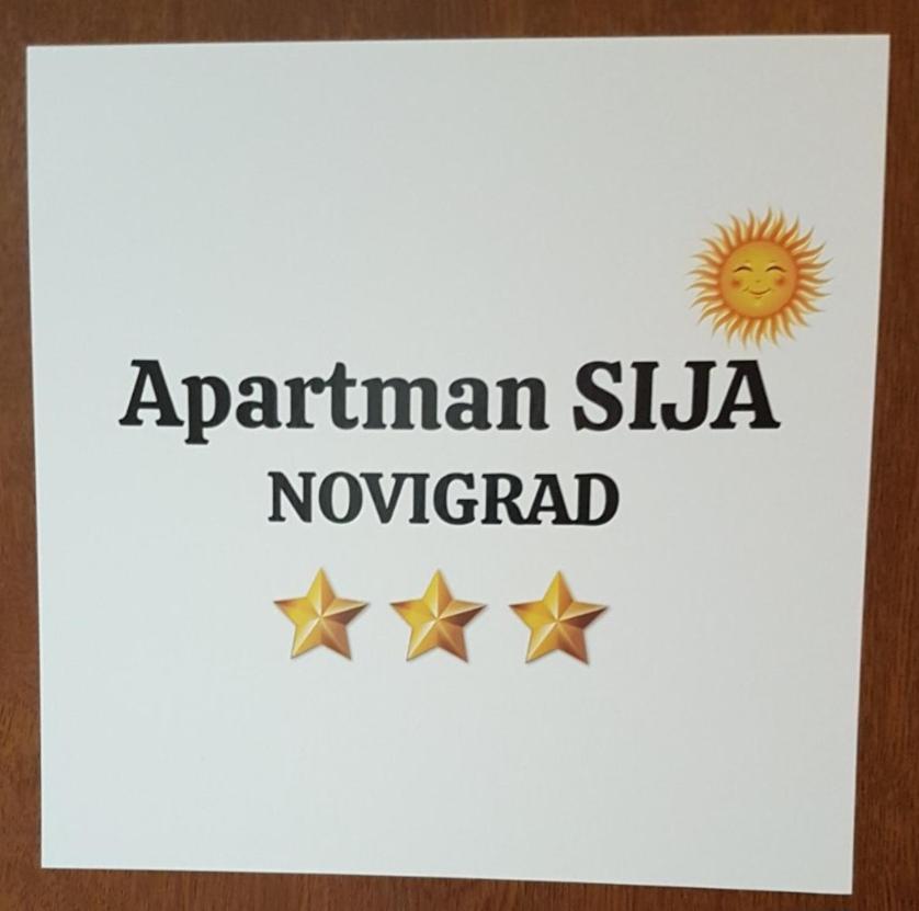 Apartman Sija Novigrad Novigrad Istria Εξωτερικό φωτογραφία